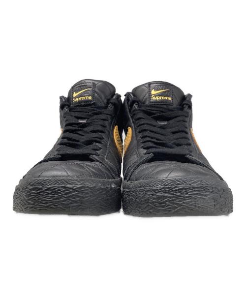 NIKE SB（ナイキエスビー）NIKE SB (ナイキエスビー) Supreme (シュプリーム) Blazer Mid BLACK/ミッドカットスニーカー ブラック サイズ:24cmの古着・服飾アイテム