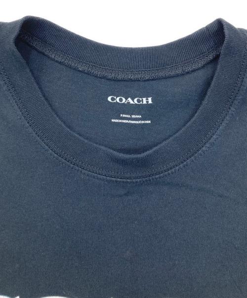 COACH（コーチ）COACH (コーチ) プリントTシャツ ブラック サイズ:XSの古着・服飾アイテム
