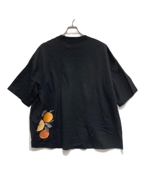 Licht Bestreben（リヒトベシュトレーベン）licht bestreben (リヒトベシュトレーベン) サイドベントエンブロイダリーTシャツ ブラック サイズ:2の古着・服飾アイテム