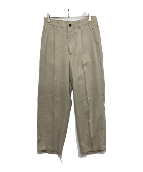 STEVEN ALAN（スティーブンアラン）STEVEN ALAN (スティーブンアラン) SLUB SUPER BAGGY TAPERED PANTS ベージュ サイズ:Sの古着・服飾アイテム