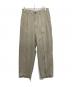STEVEN ALAN（スティーブンアラン）の古着「SLUB SUPER BAGGY TAPERED PANTS」｜ベージュ