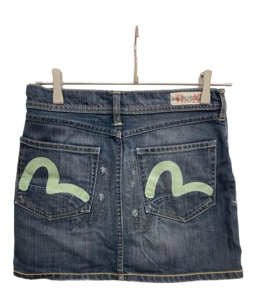 EVISU（エヴィス）EVISU (エヴィス) PUMA (プーマ) 00’sコラボミニミニスカート インディゴ サイズ:W26の古着・服飾アイテム
