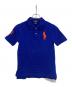 POLO RALPH LAUREN（ポロ・ラルフローレン）の古着「ビッグポニーポロシャツ」｜ブルー