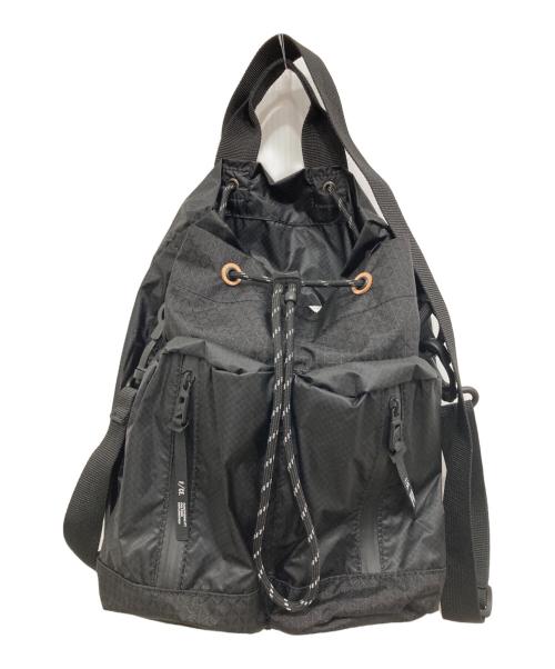 F/CE.（エフシーイー）F/CE. (エフシーイー) CORDURA SIL NYLON DRAWING/2WAYバッグ ブラックの古着・服飾アイテム