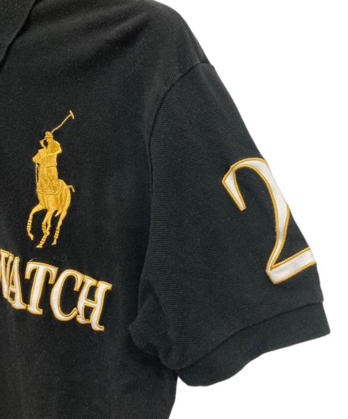POLO RALPH LAUREN（ポロ・ラルフローレン）POLO RALPH LAUREN (ポロ・ラルフローレン) BLACKWATCHビッグポニーポロシャツ ブラック サイズ:Sの古着・服飾アイテム