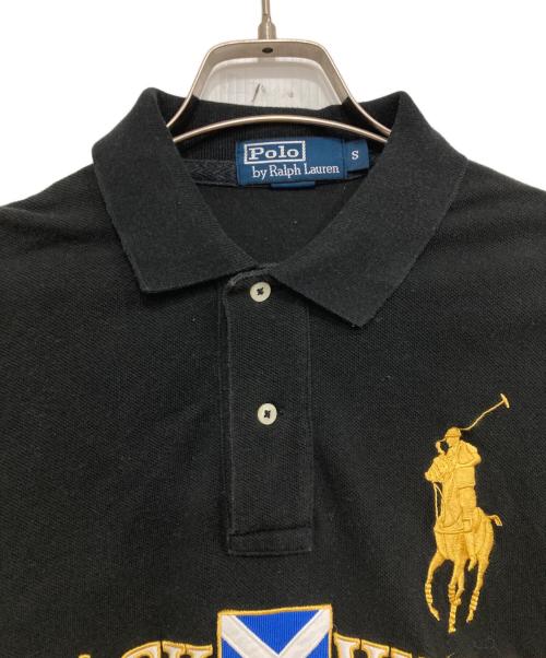 POLO RALPH LAUREN（ポロ・ラルフローレン）POLO RALPH LAUREN (ポロ・ラルフローレン) BLACKWATCHビッグポニーポロシャツ ブラック サイズ:Sの古着・服飾アイテム