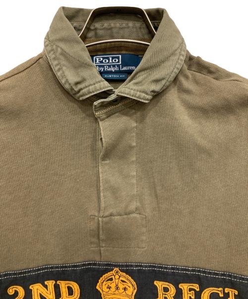 POLO RALPH LAUREN（ポロ・ラルフローレン）POLO RALPH LAUREN (ポロ・ラルフローレン) 2ND LEG長袖ポロシャツ グリーン サイズ:Sの古着・服飾アイテム