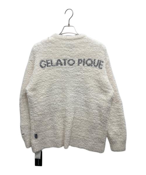 gelato pique（ジェラートピケ）gelato pique (ジェラートピケ) WILDSIDE (ワイルドサイド) Bear JQD Pullover./ルームウェア ホワイト サイズ:M 未使用品の古着・服飾アイテム