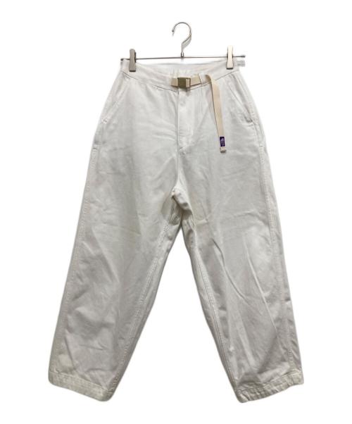 THE NORTHFACE PURPLELABEL（ザ・ノースフェイス パープルレーベル）THE NORTHFACE PURPLELABEL (ザ・ノースフェイス パープルレーベル) Denim Wide Tapered Pants ホワイト サイズ:Sの古着・服飾アイテム