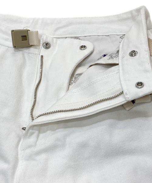 THE NORTHFACE PURPLELABEL（ザ・ノースフェイス パープルレーベル）THE NORTHFACE PURPLELABEL (ザ・ノースフェイス パープルレーベル) Denim Wide Tapered Pants ホワイト サイズ:Sの古着・服飾アイテム