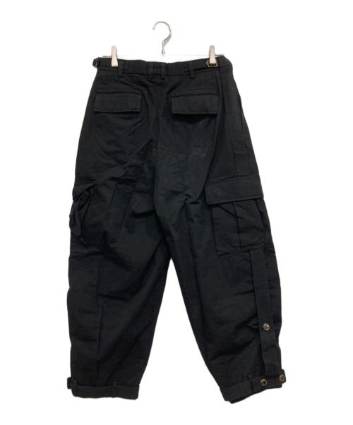 SOSHIOTSUKI（ソウシ オオツキ）SOSHIOTSUKI (ソウシ オオツキ) NORFOLK CARGO TROUSERS ブラック サイズ:SIZE44の古着・服飾アイテム
