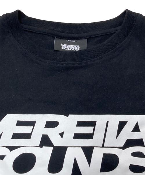 veretta sounds（ベレッタサウンズ）veretta sounds (ベレッタサウンズ) ロゴTシャツ ブラック サイズ:Sの古着・服飾アイテム