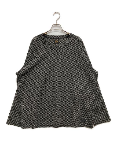 Needles（ニードルズ）Needles (ニードルズ) U-Neck Tee R/PE Russell ブラック サイズ:XLの古着・服飾アイテム