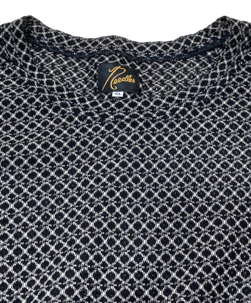 Needles（ニードルズ）Needles (ニードルズ) U-Neck Tee R/PE Russell ブラック サイズ:XLの古着・服飾アイテム