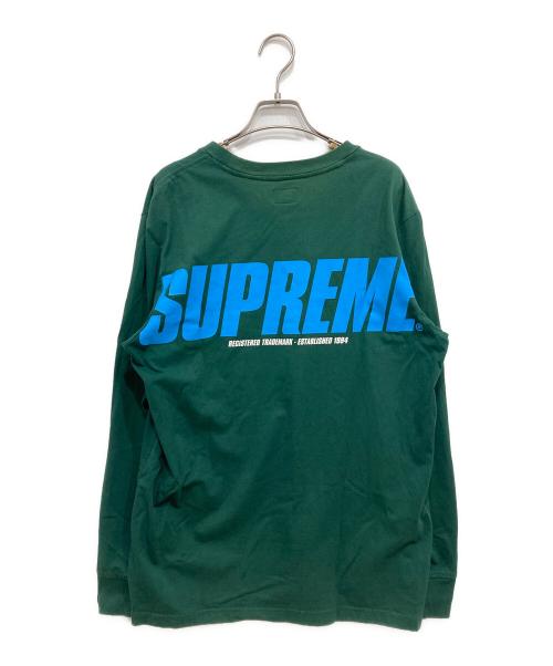 SUPREME（シュプリーム）SUPREME (シュプリーム) Trademark L/S TEE グリーン サイズ:Mの古着・服飾アイテム