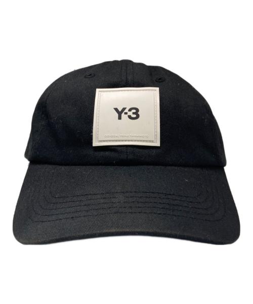 Y-3（ワイスリー）Y-3 (ワイスリー) SQUARE LABEL CAP ブラックの古着・服飾アイテム