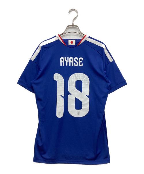 adidas（アディダス）adidas (アディダス) サッカーレプリカユニフォーム/ゲームシャツ ブルー サイズ:Lの古着・服飾アイテム
