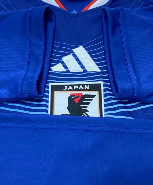 adidas（アディダス）adidas (アディダス) サッカーレプリカユニフォーム/ゲームシャツ ブルー サイズ:Lの古着・服飾アイテム