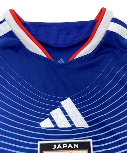 adidas（アディダス）adidas (アディダス) サッカーレプリカユニフォーム/ゲームシャツ ブルー サイズ:Lの古着・服飾アイテム