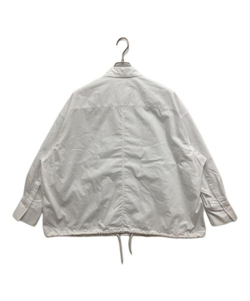 Spick and Span（スピック＆スパン）Spick and Span (スピック＆スパン) CO/PEヘムギャザーシャツ /長袖シャツ ホワイト サイズ:FREEの古着・服飾アイテム