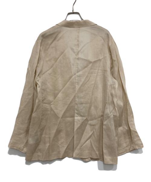 Spick and Span（スピック＆スパン）Spick and Span (スピック＆スパン) ラミーミックスシアージャケット/テーラードジャケット ベージュ サイズ:36 未使用品の古着・服飾アイテム