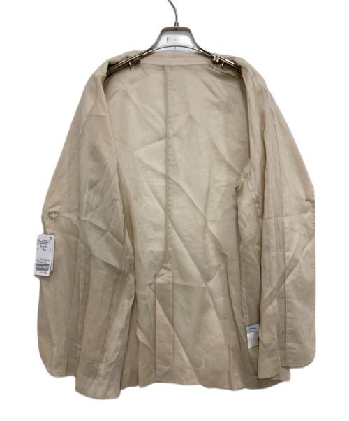 Spick and Span（スピック＆スパン）Spick and Span (スピック＆スパン) ラミーミックスシアージャケット/テーラードジャケット ベージュ サイズ:36 未使用品の古着・服飾アイテム