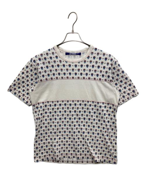 COMME des GARCONS JUNYA WATANABE MAN（コム デ ギャルソン ジュンヤ ワタナベ マン）COMME des GARCONS JUNYA WATANABE MAN (コム デ ギャルソン ジュンヤ ワタナベ マン) 00’s総柄プリントTシャツ ホワイト サイズ:Mの古着・服飾アイテム