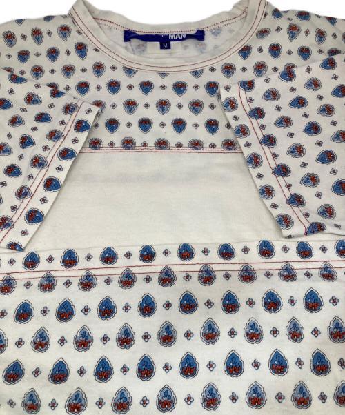 COMME des GARCONS JUNYA WATANABE MAN（コム デ ギャルソン ジュンヤ ワタナベ マン）COMME des GARCONS JUNYA WATANABE MAN (コム デ ギャルソン ジュンヤ ワタナベ マン) 00’s総柄プリントTシャツ ホワイト サイズ:Mの古着・服飾アイテム