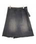 GRANCY (グランシー) Fringedesign Denim Skirt ブラック サイズ:L：5000円