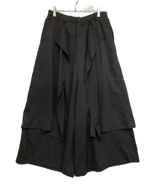 ellno loset（エルノロゼット）ellno loset (エルノロゼット) ロングスカンツ ブラック サイズ:Lの古着・服飾アイテム