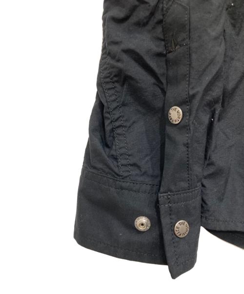 THE NORTH FACE（ザ ノース フェイス）THE NORTH FACE (ザ ノース フェイス) 長袖ナイロンスナップシャツ ブラック サイズ:Sの古着・服飾アイテム