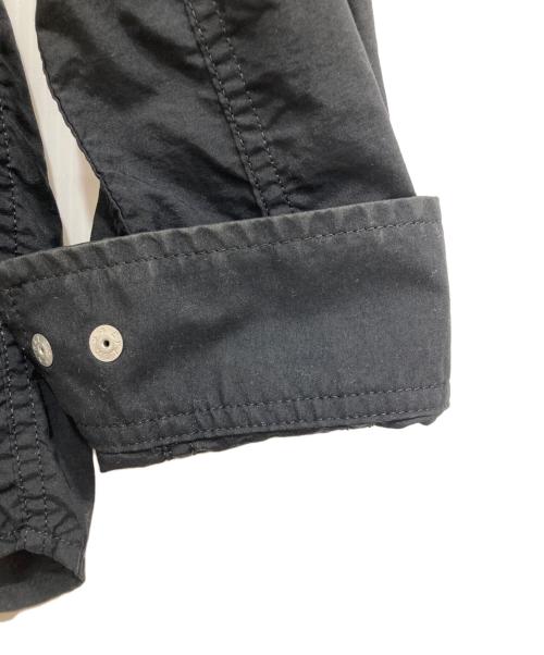 THE NORTH FACE（ザ ノース フェイス）THE NORTH FACE (ザ ノース フェイス) 長袖ナイロンスナップシャツ ブラック サイズ:Sの古着・服飾アイテム