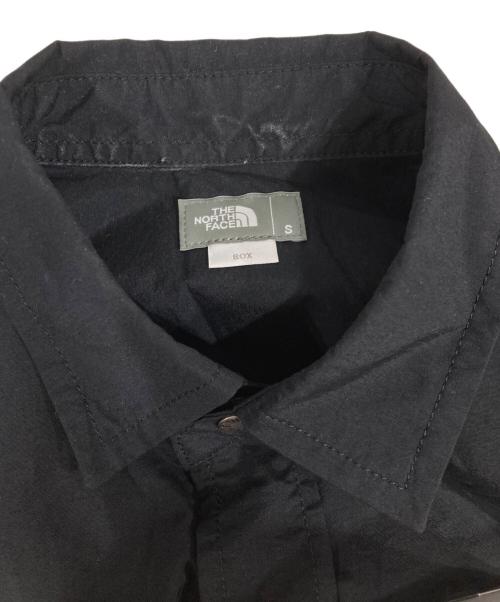 THE NORTH FACE（ザ ノース フェイス）THE NORTH FACE (ザ ノース フェイス) 長袖ナイロンスナップシャツ ブラック サイズ:Sの古着・服飾アイテム