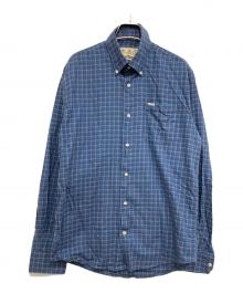 Barbour（バブアー）の古着「ボタンダウンチェックシャツ」｜ブルー