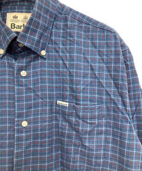 Barbour（バブアー）Barbour (バブアー) ボタンダウンチェックシャツ ブルー サイズ:S(UKサイズ)の古着・服飾アイテム