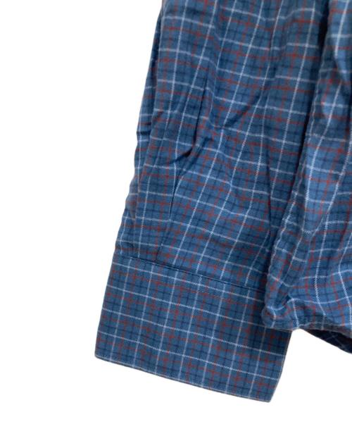 Barbour（バブアー）Barbour (バブアー) ボタンダウンチェックシャツ ブルー サイズ:S(UKサイズ)の古着・服飾アイテム