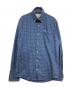 Barbour（バブアー）の古着「ボタンダウンチェックシャツ」｜ブルー