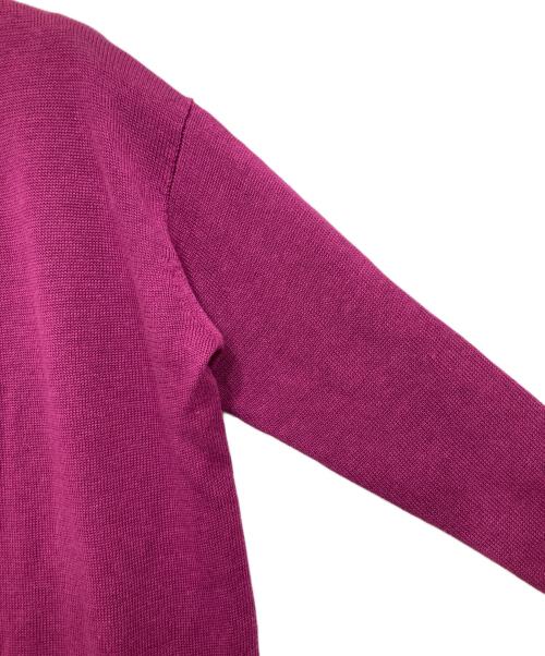 Traduire（トラデュイール）Traduire (トラデュイール) リネンニットカーディガン パープル サイズ:34 未使用品の古着・服飾アイテム
