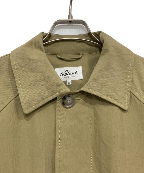 LE GLAZIK（ル グラジック）LE GLAZIK (ル グラジック) ステンカラーコート カーキ サイズ:36の古着・服飾アイテム