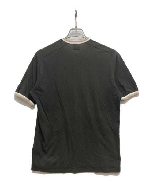 C.P COMPANY（シーピーカンパニー）C.P COMPANY (シーピーカンパニー) リンガーTシャツ ブラウン サイズ:Lの古着・服飾アイテム