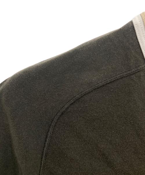 C.P COMPANY（シーピーカンパニー）C.P COMPANY (シーピーカンパニー) リンガーTシャツ ブラウン サイズ:Lの古着・服飾アイテム