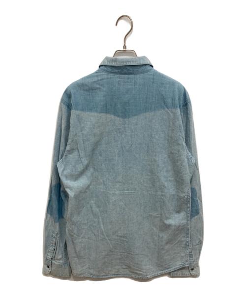 DIESEL（ディーゼル）DIESEL (ディーゼル) シャンブレーシャツ ブルー サイズ:Lの古着・服飾アイテム
