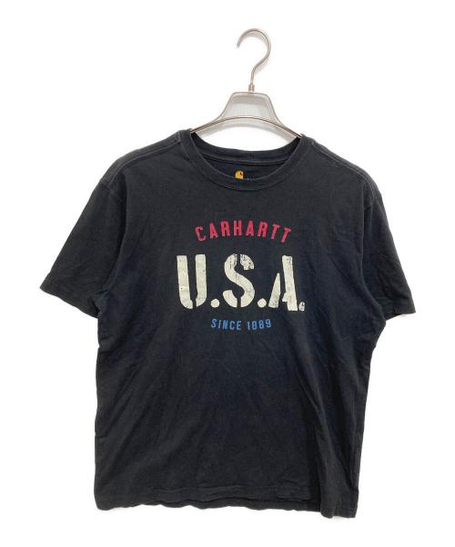 CarHartt（カーハート）CarHartt (カーハート) RELAXED FIT Tシャツ ブラック サイズ:Lの古着・服飾アイテム