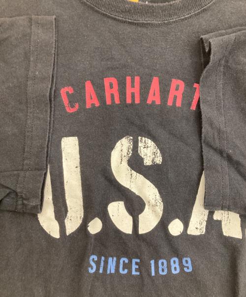 CarHartt（カーハート）CarHartt (カーハート) RELAXED FIT Tシャツ ブラック サイズ:Lの古着・服飾アイテム