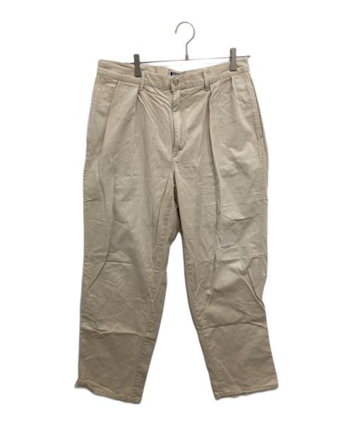 POLO RALPH LAUREN（ポロ・ラルフローレン）POLO RALPH LAUREN (ポロ・ラルフローレン) 90'sタックチノパンツ ベージュ サイズ:不明の古着・服飾アイテム