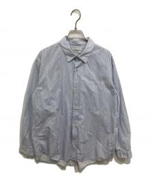 YAECA（ヤエカ）の古着「BUTTON SHIRT WIDE」｜スカイブルー