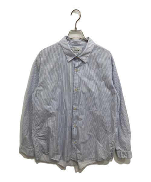 YAECA（ヤエカ）YAECA (ヤエカ) BUTTON SHIRT WIDE スカイブルー サイズ:XSの古着・服飾アイテム