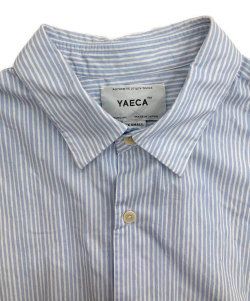 YAECA（ヤエカ）YAECA (ヤエカ) BUTTON SHIRT WIDE スカイブルー サイズ:XSの古着・服飾アイテム