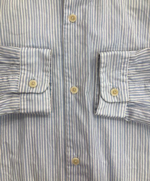 YAECA（ヤエカ）YAECA (ヤエカ) BUTTON SHIRT WIDE スカイブルー サイズ:XSの古着・服飾アイテム