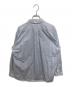 YAECA (ヤエカ) BUTTON SHIRT WIDE スカイブルー サイズ:XS：4500円
